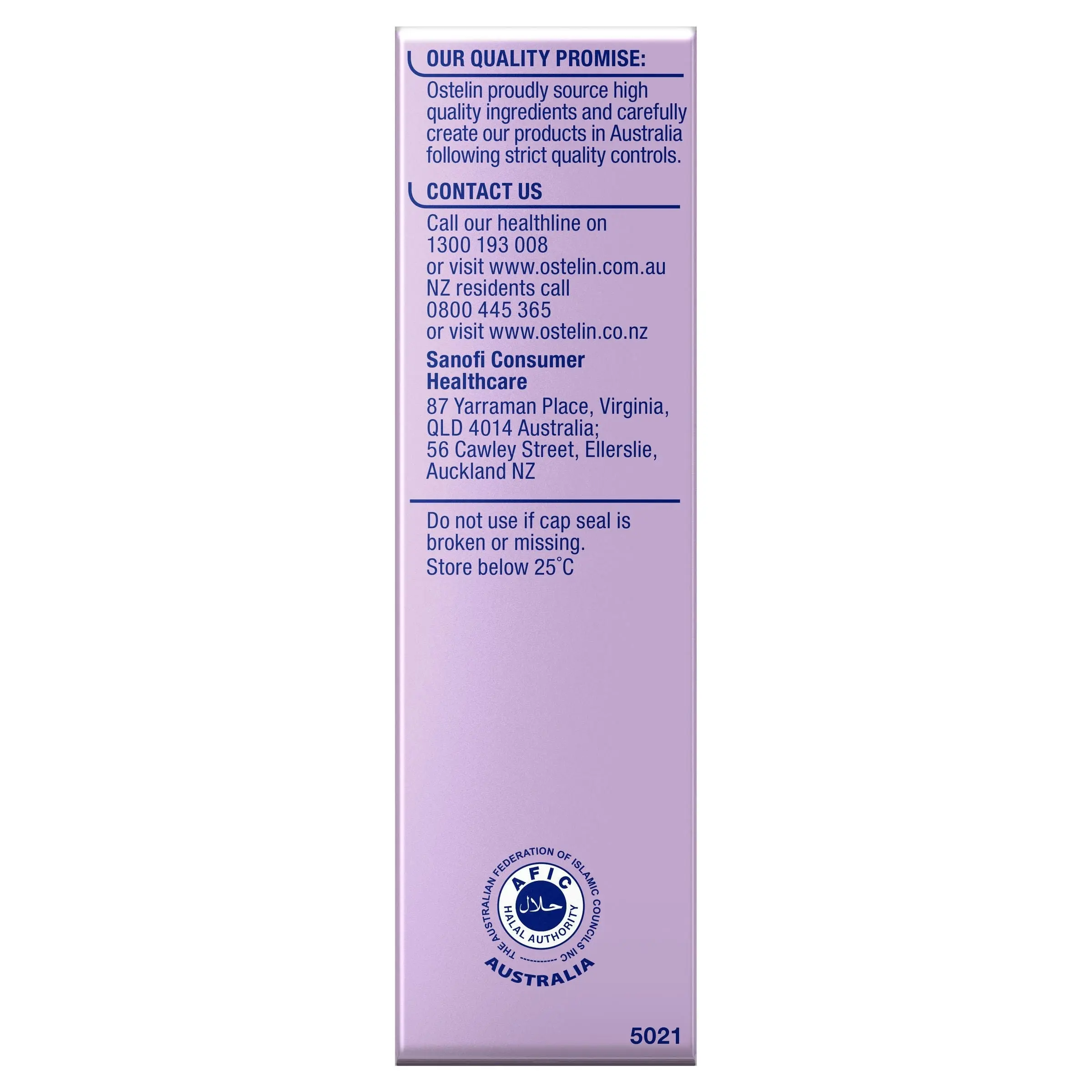 Ostelin Kids Vitamin D3 Liquid 20mL