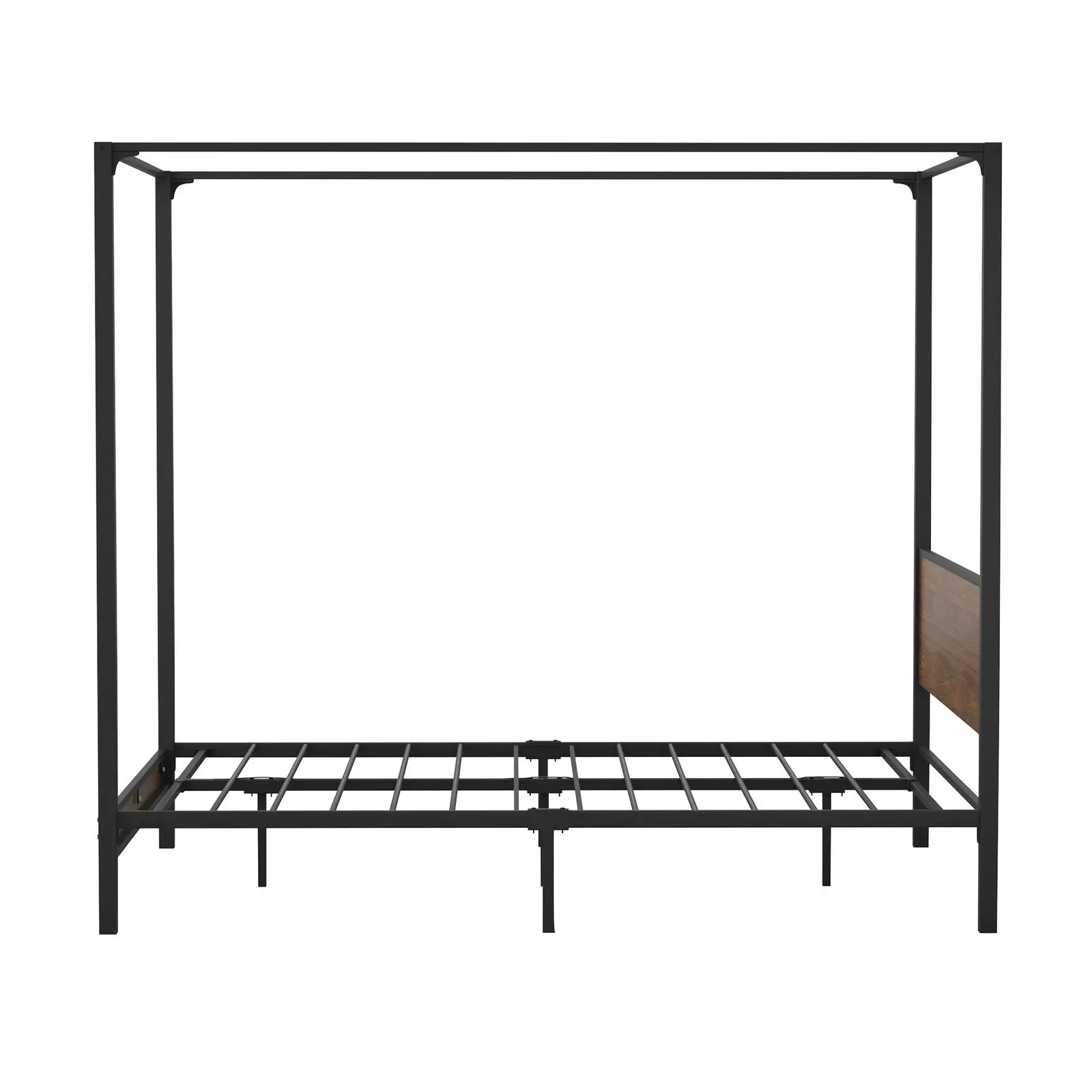 Oikiture Metal Canopy Bed Frame Queen Size Beds Platform