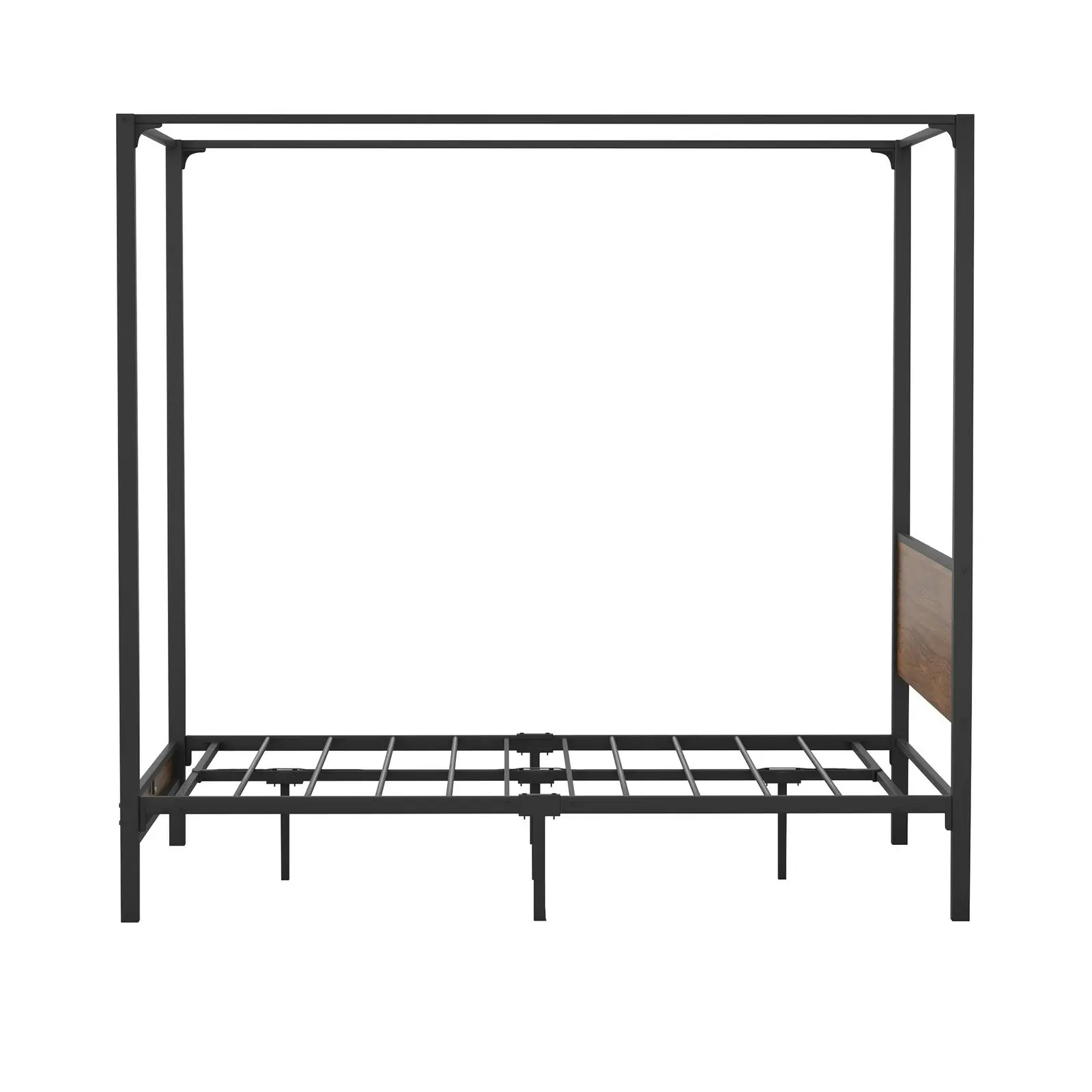 Oikiture Metal Canopy Bed Frame Double Size Beds Platform