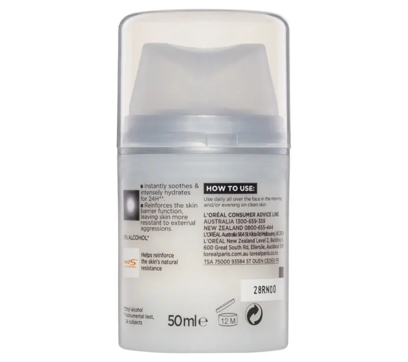 L'Oreal Paris Men Hydra Sensitive Moisturiser 50ml