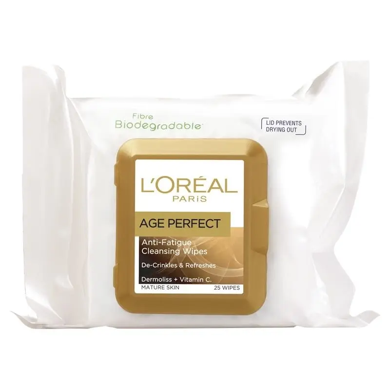 L'Oreal Paris Age Perfect Classic Collagen Cleansing Wipes 25pack