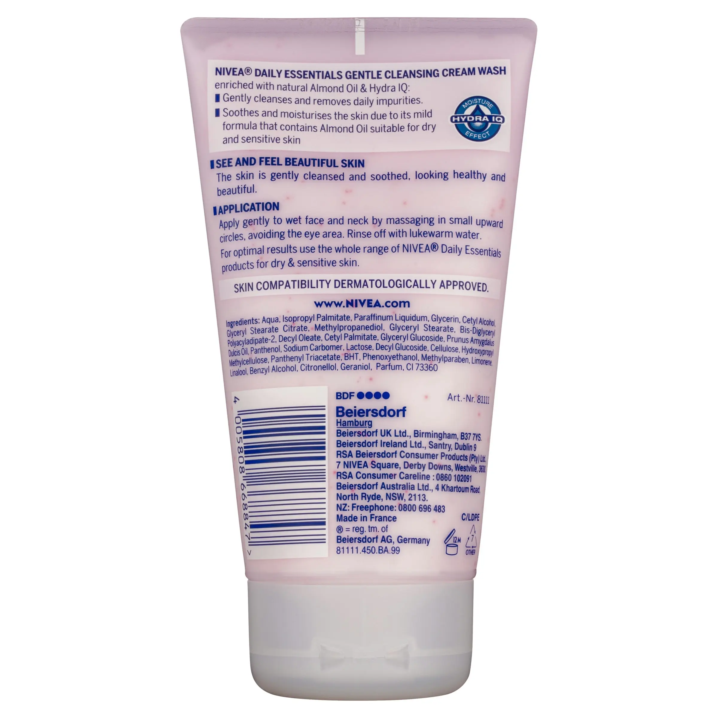 Nivea Daily Essentials Gentle Cleansing Wash Cream 150ml