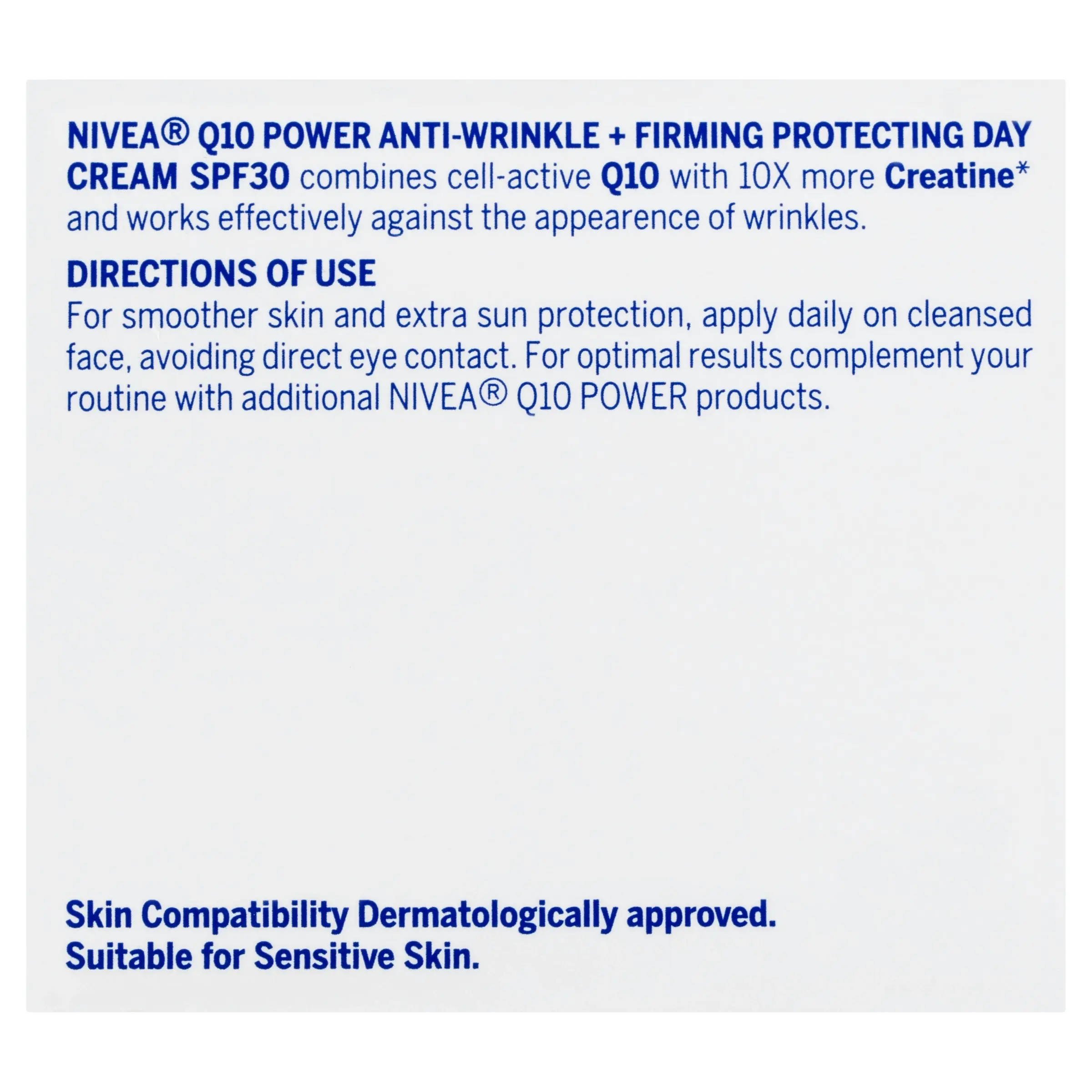 Nivea Q10 Power Day Cream SPF30 50ml