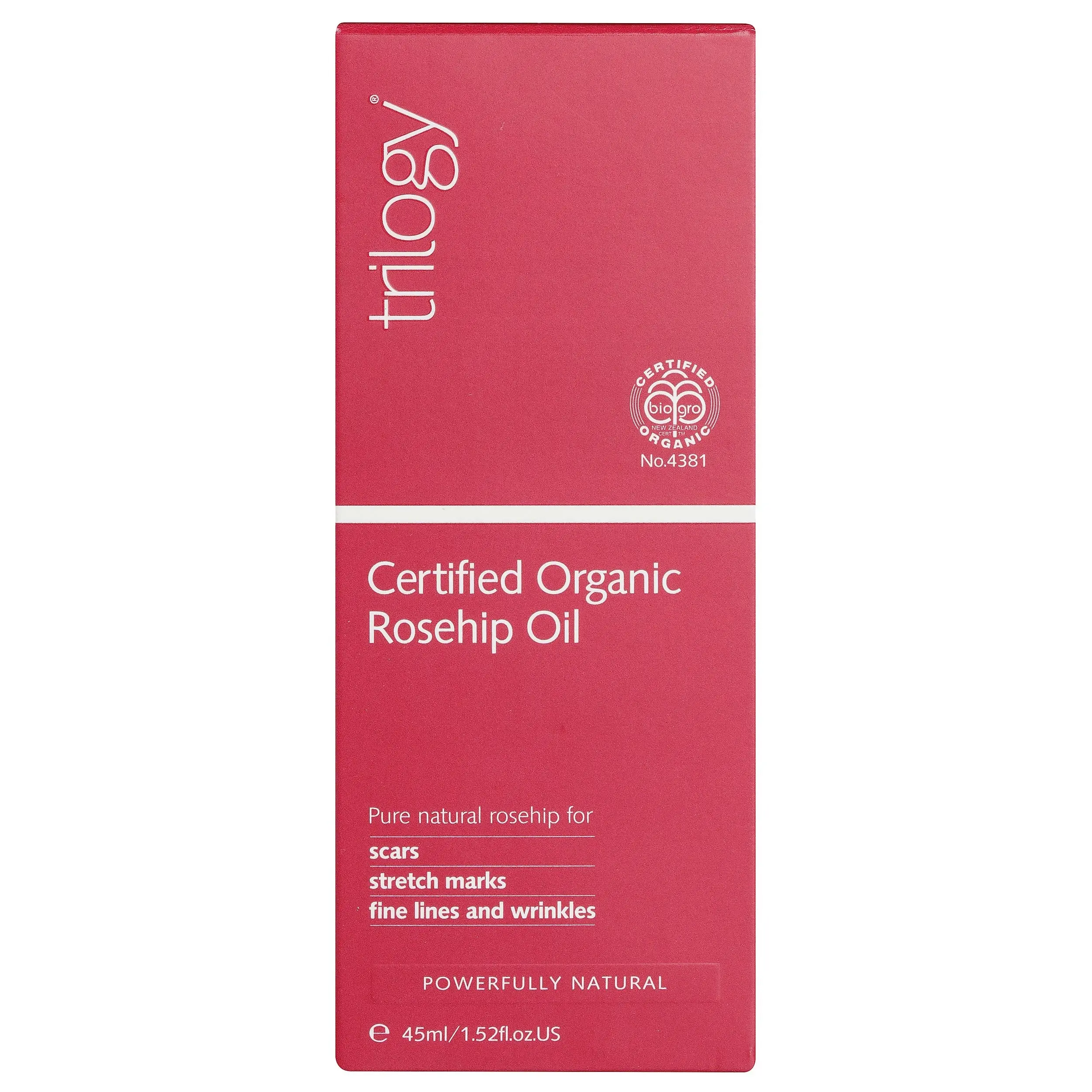 Trilogy Certified Organic Rosehip Oil 45ml