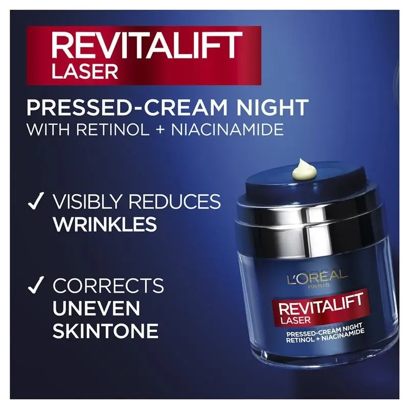 L'Oreal Paris Revitalift Retinal + Niacinamide Pressed Cream 50ml