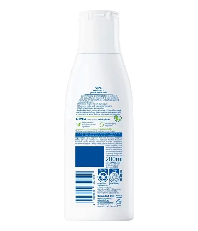 Nivea Daily Essentials Refreshing Cleansing Lotion 200ml