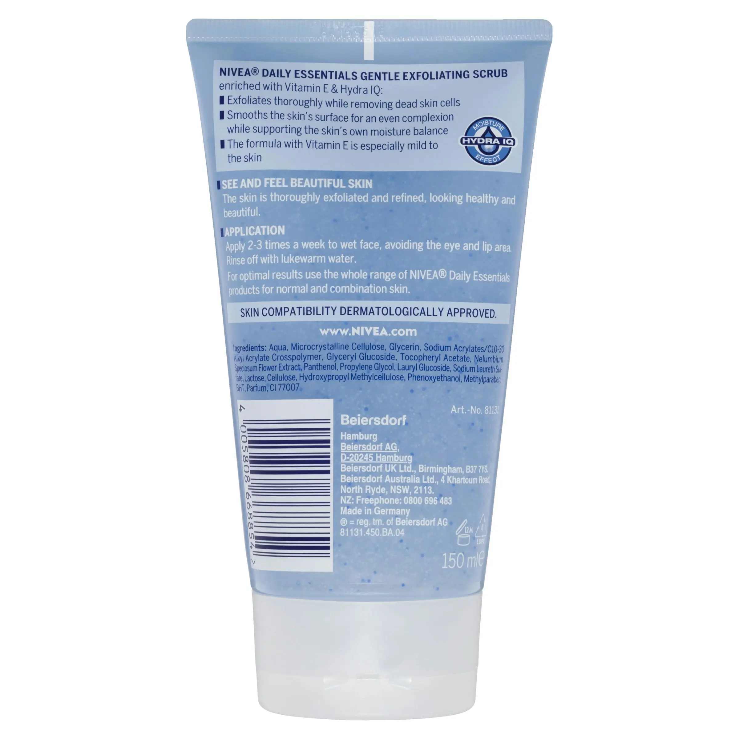 Nivea Daily Essentials Gentle Exfoliating Scrub 150ml