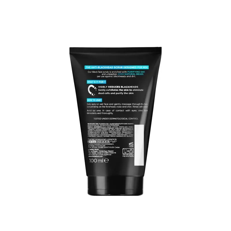 L'Oreal Paris Men Pure Carbon Charcol Scrub 100ml