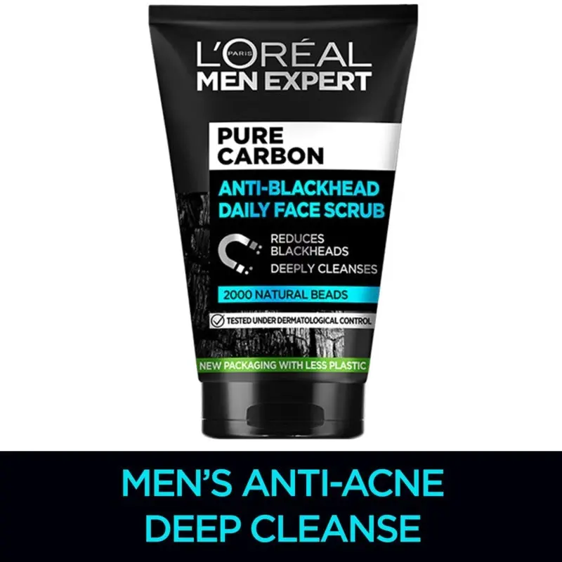 L'Oreal Paris Men Pure Carbon Charcol Scrub 100ml