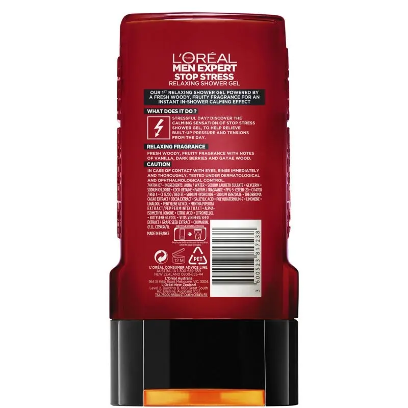 L'Oreal Paris Men Stop Stress Shower Gel 300ml