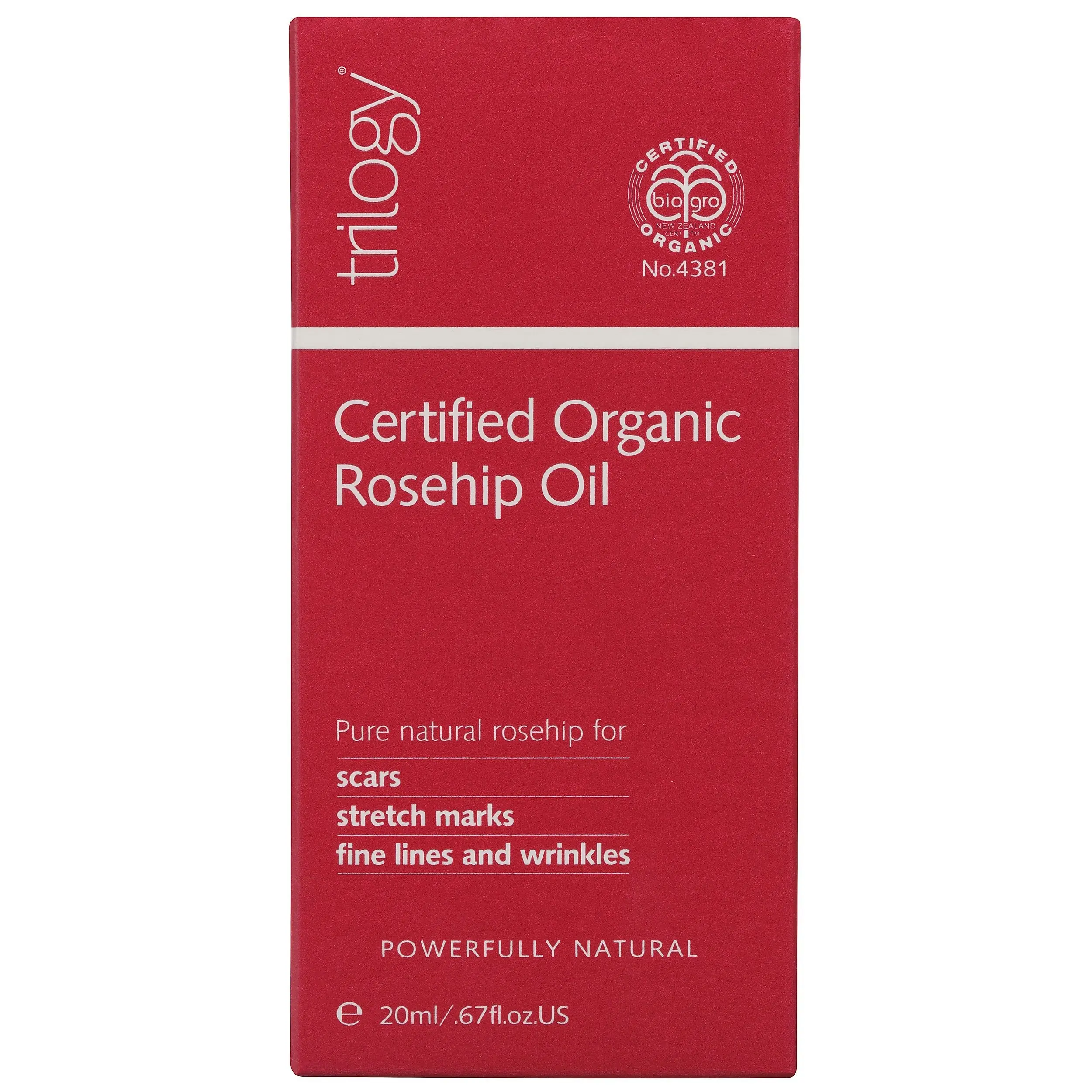 Trilogy Certified Organic Rosehip Oil 20ml