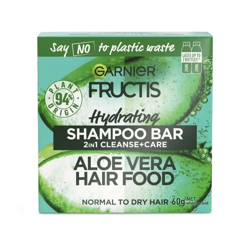 Garnier Fructis Aloe Vera Hair Food 2in1 Shampoo Bar 60g