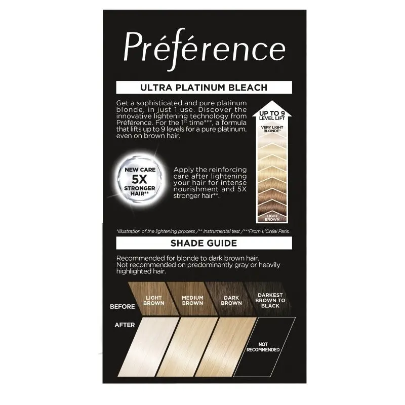 L'Oreal Paris Preference Ultra Platinum 9 Level Lift Bleach