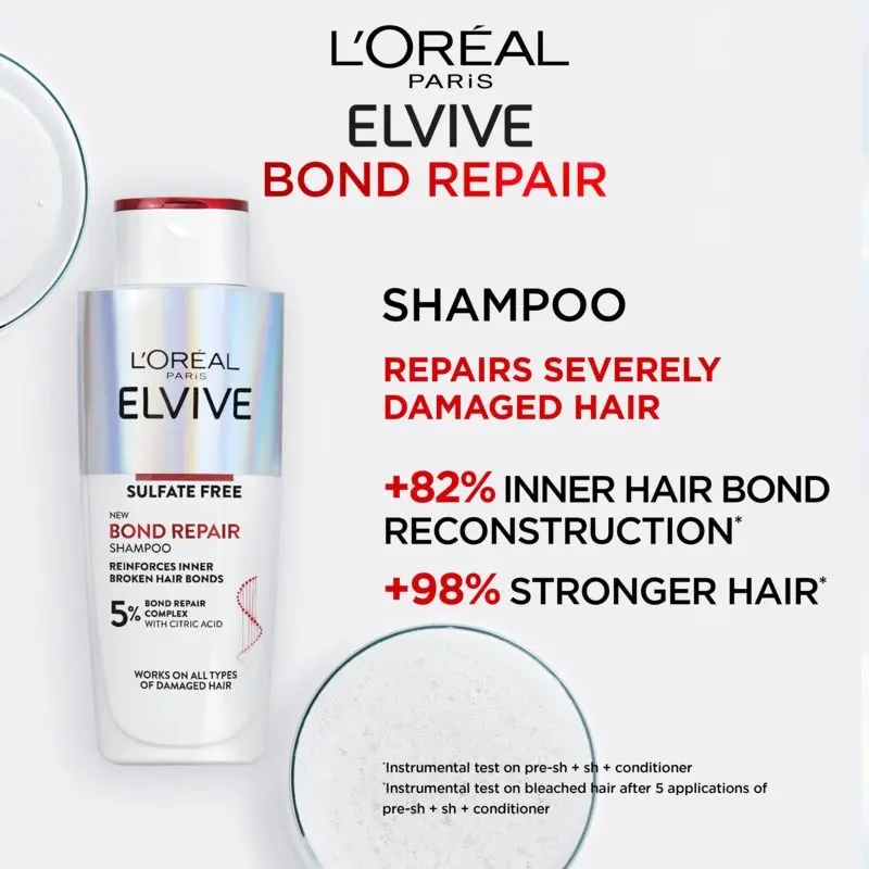 L'Oreal Paris Elvive Bond Repair Shampoo 200ml