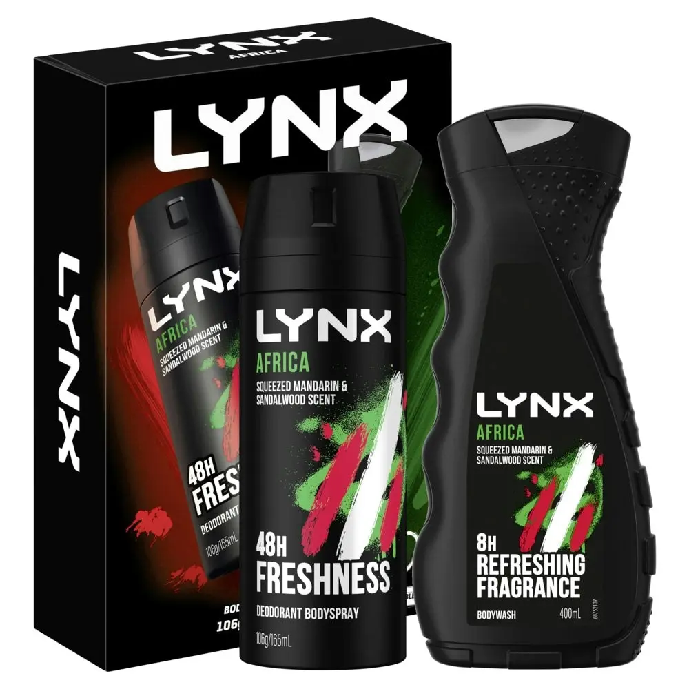 Lynx Africa Core Duo Gift Pack 2022