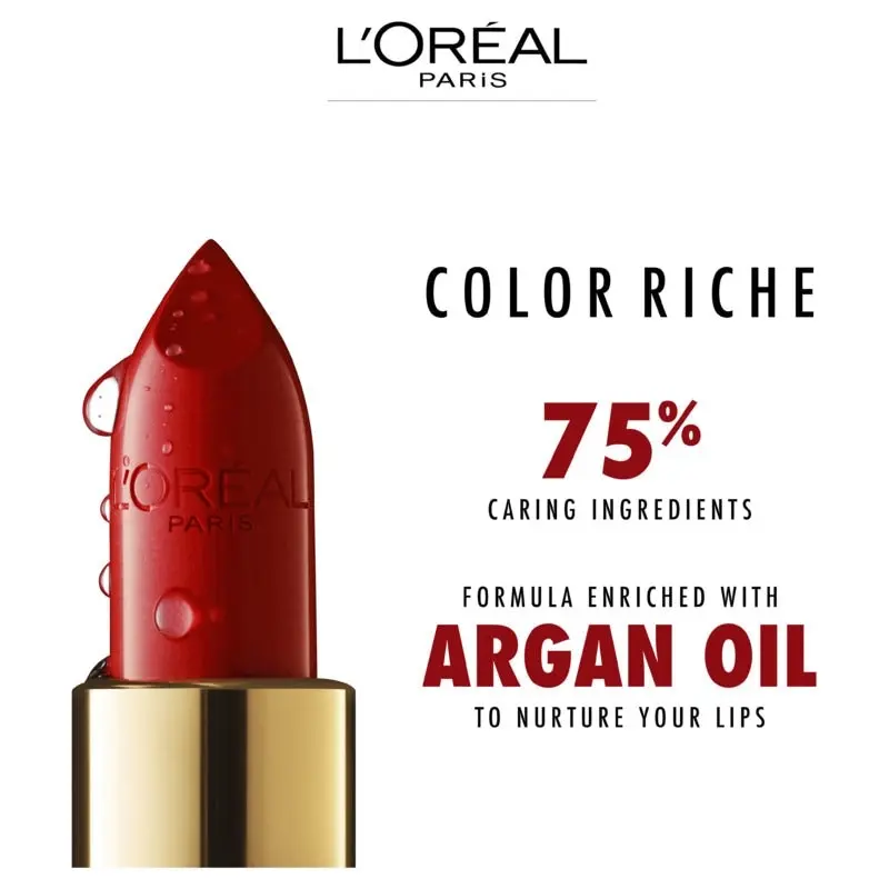 L'Oreal Paris Lipstick Colour Riche Satin 302 Rosewood