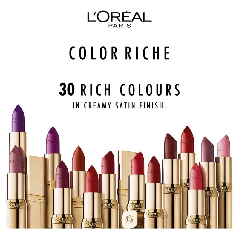 L'Oreal Paris Lipstick Colour Riche Satin 302 Rosewood