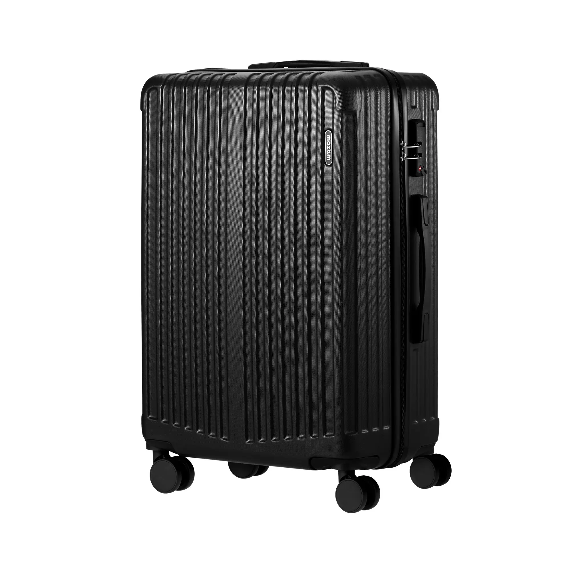 Mazam 28" Luggage Suitcase Trolley Set Travel TSA Lock Storage ABS Case Black