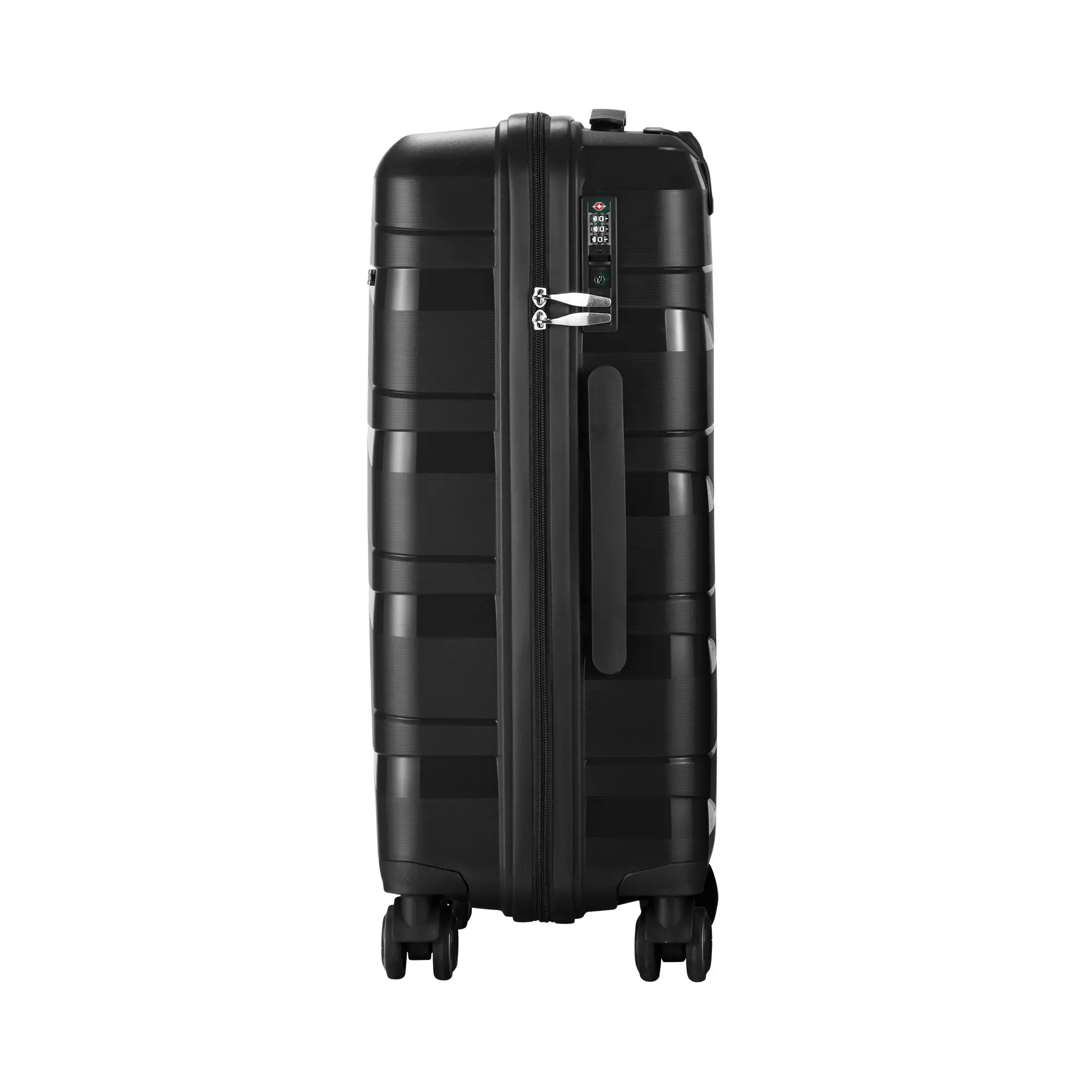 Mazam 28" Luggage Suitcase Trolley Set Travel TSA Lock Storage PP Case Black