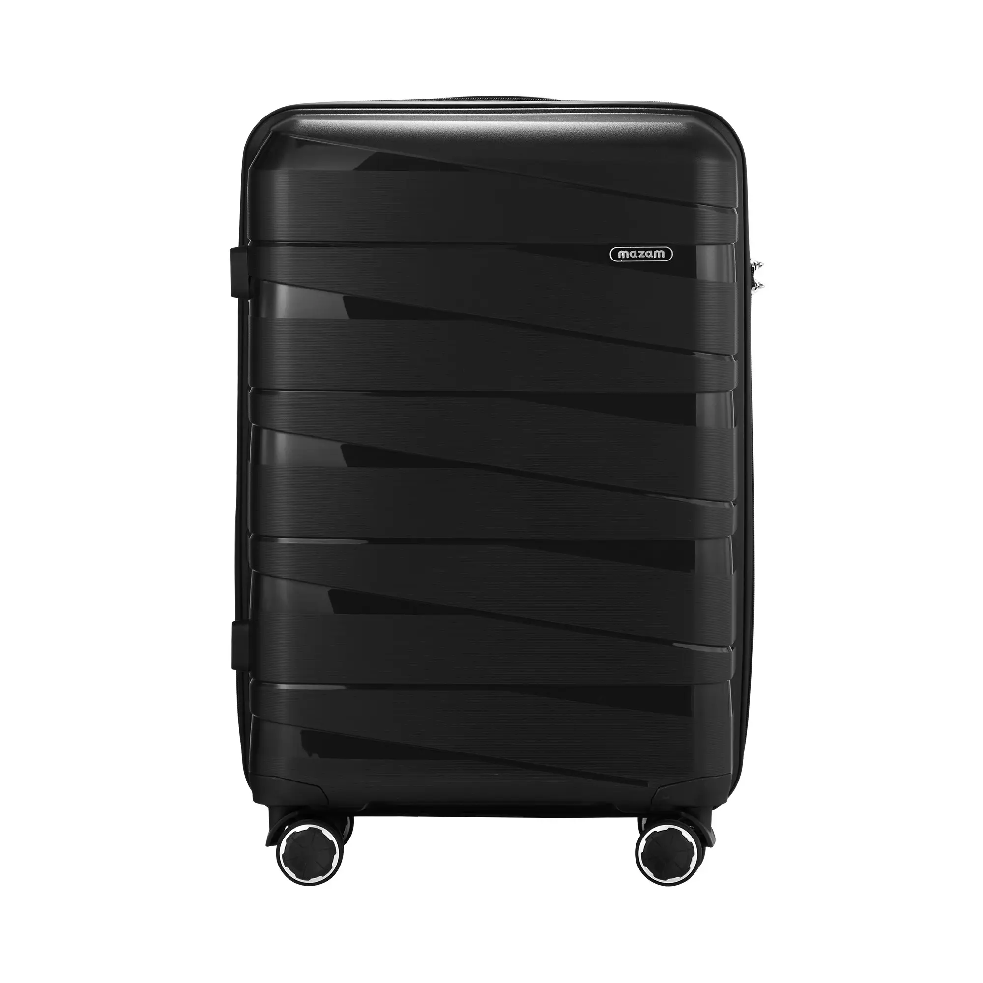 Mazam 28" Luggage Suitcase Trolley Set Travel TSA Lock Storage PP Case Black