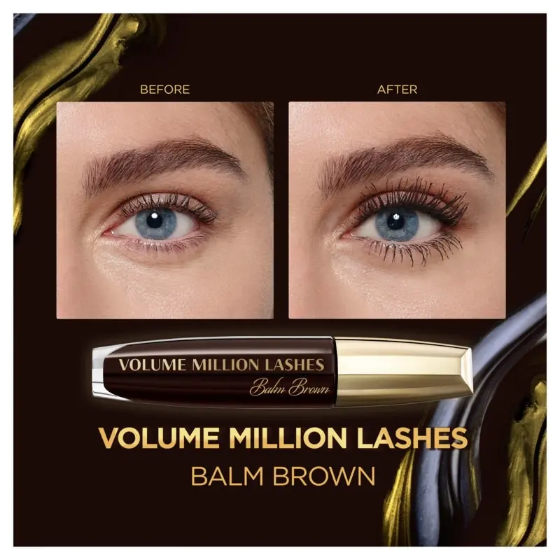 L'Oreal Paris Volume Million Lashes Balm Noir Mascara Brown