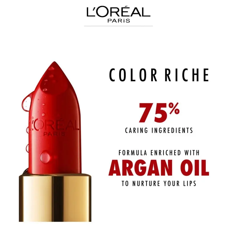 L'Oreal Paris Lipstick Colour Riche Satin 110 Made In Paris