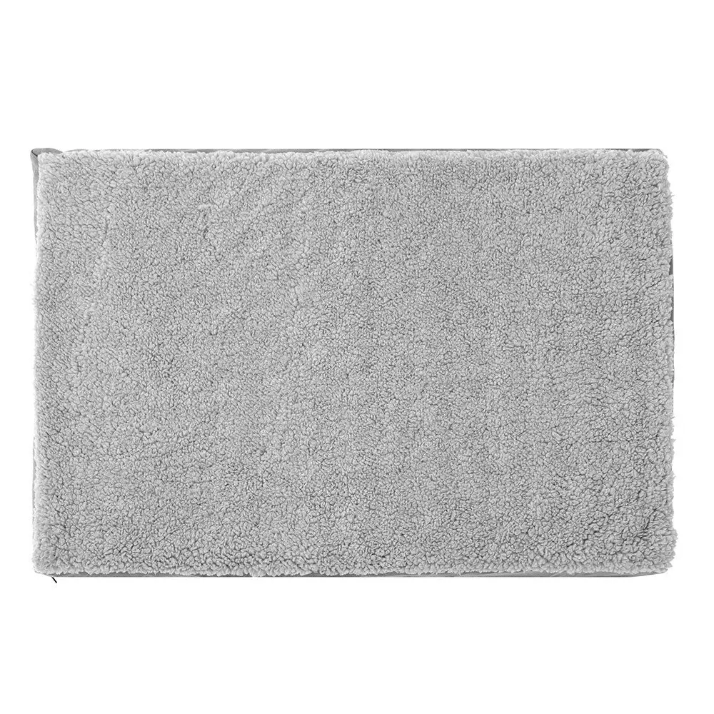 Paws & Claws 75x8cm Orthopedic Pet/Dog/Cat Suede Bed Rectangle Cushion Grey