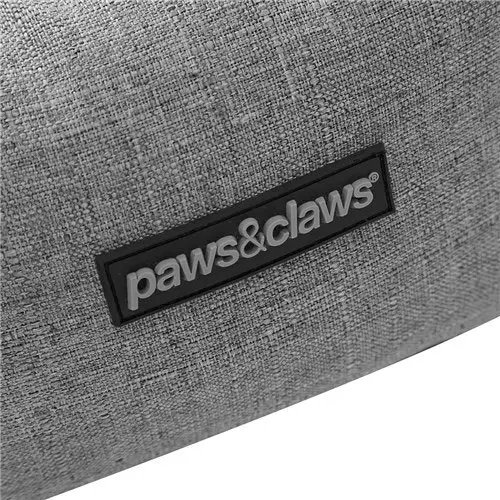 Paws & Claws Pia 60x18cm Hexagon Pet/Dog Bed w/ Removable Pillow/Cushion Grey