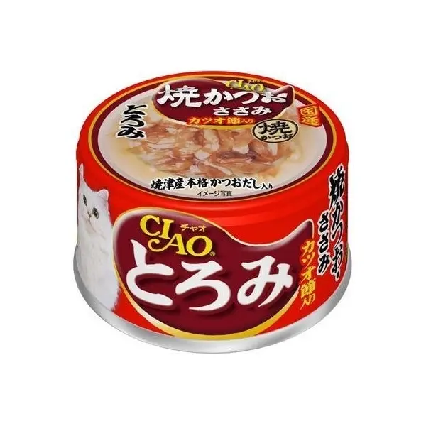 24PK Ciao Toromi Grill Bonito & Tuna Flavour Can Cat/Kitten Pet Food/Treat Pack