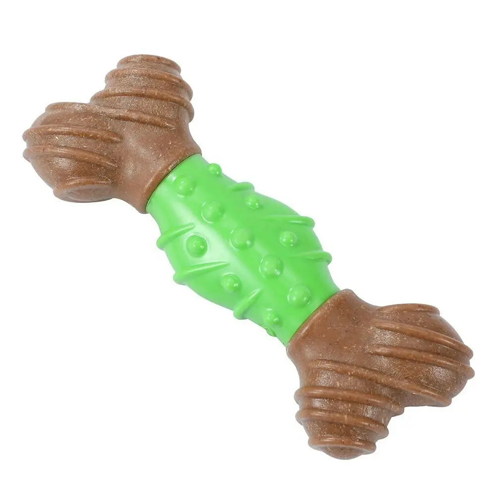 2x Paws & Claws BooBone 15cm Bamboo Fibre Dental  Dog Chew Treat/Toy Spearmint