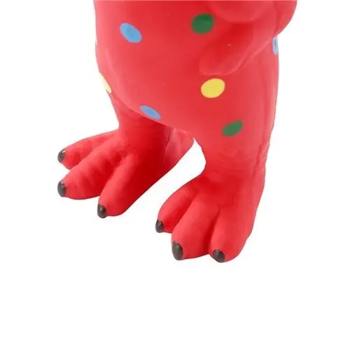 2x Paws & Claws 24cm Squeaky Chicken Rubber Latex Pet/Dog Squeaker Toy Assorted