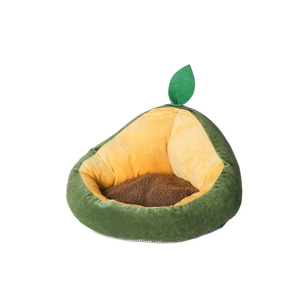 Pidan Pet/Cat 48cm Avocado Plush Bed Sleeping Comfy Kennel Soft Cushion Green