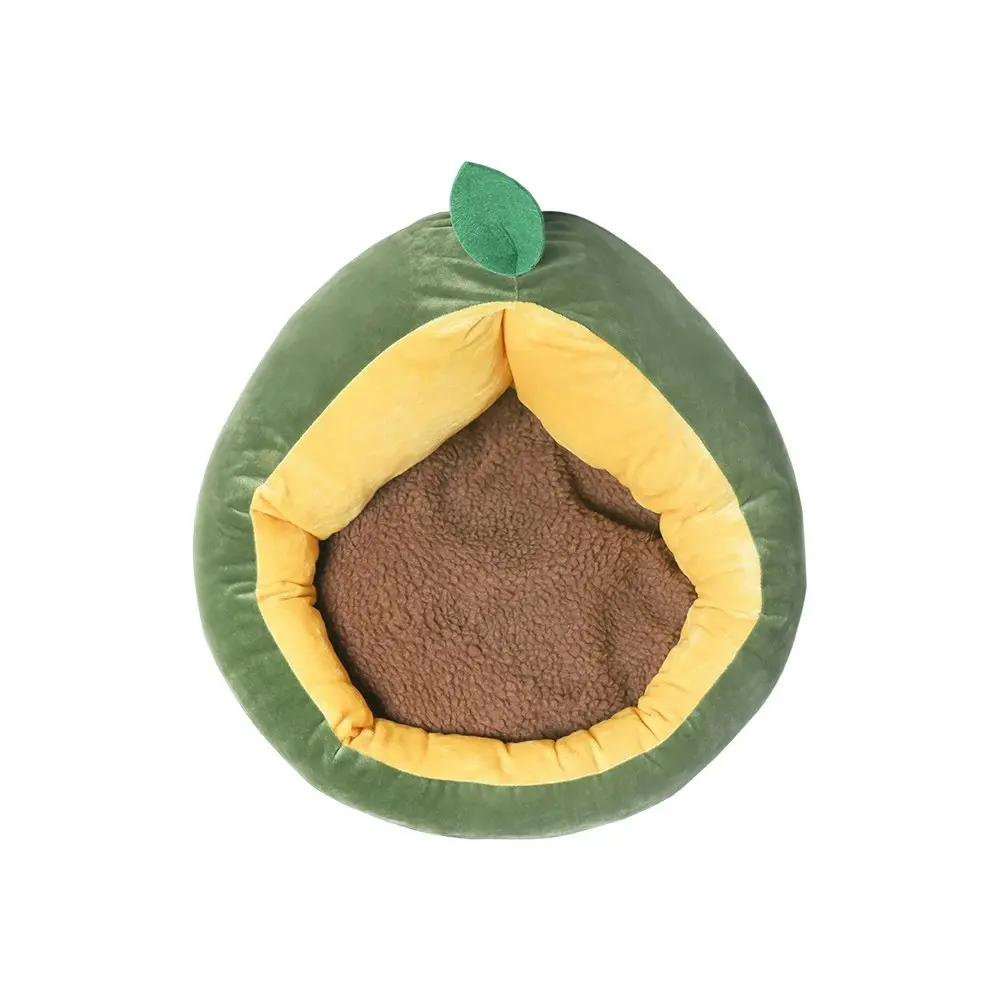 Pidan Pet/Cat 48cm Avocado Plush Bed Sleeping Comfy Kennel Soft Cushion Green