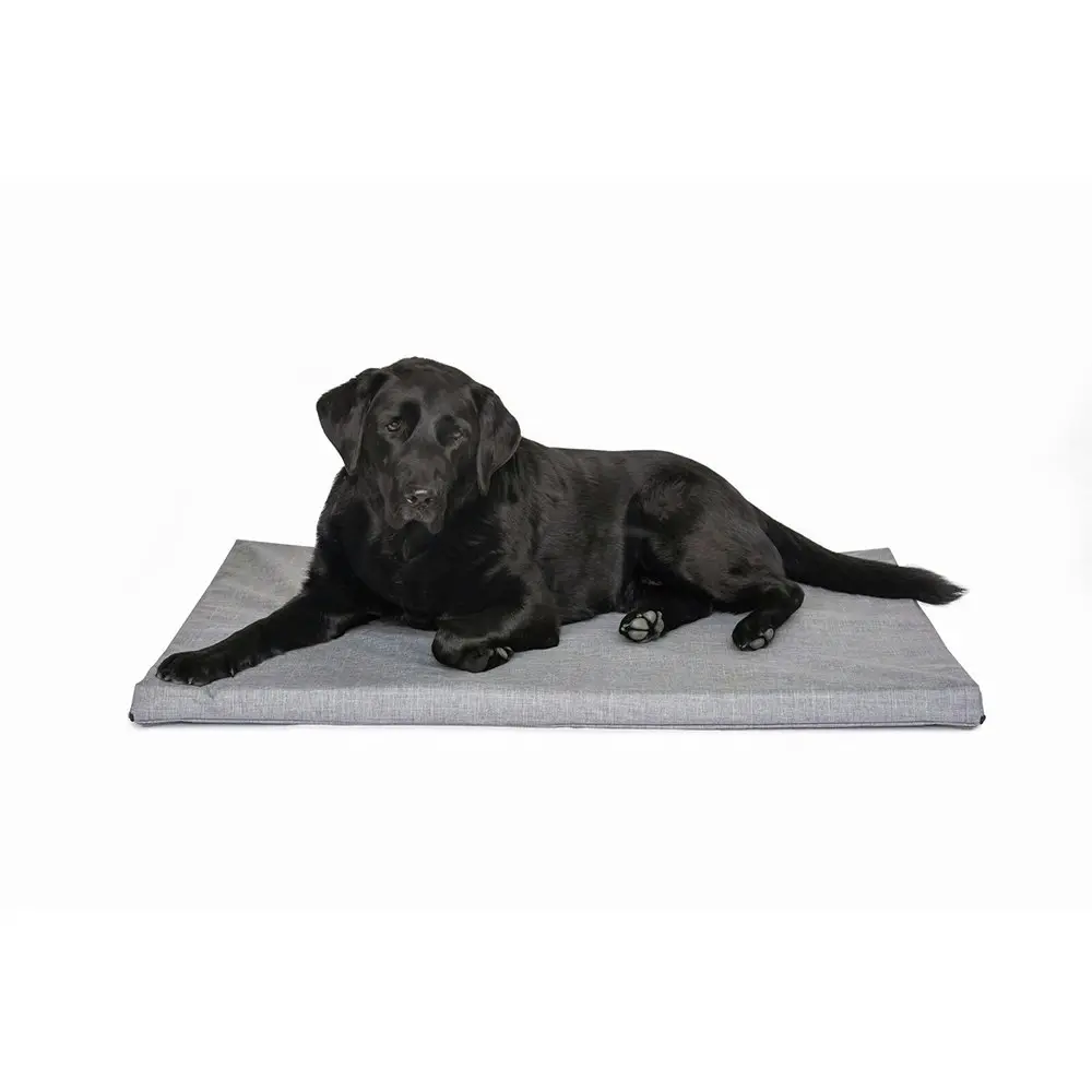 Superior Pet Essentials Twilled Canvas Pet/Dog/Cat Mat Mid Grey Medium 94cm