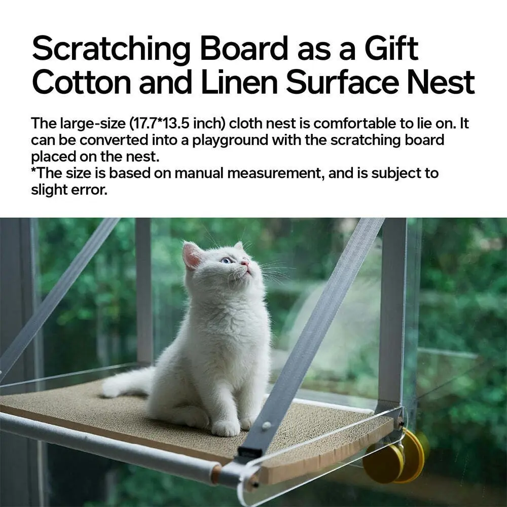 Pidan Pet/Cat 62cm Folding Air Sleeping Bed Window Mounted Nest Hanging Hammock