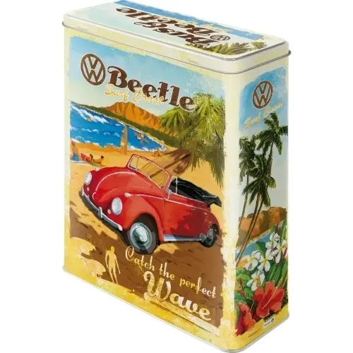 Nostalgic Art 26cm/4L Tin Metal Storage Box Kombi Ready for Summer Container XL