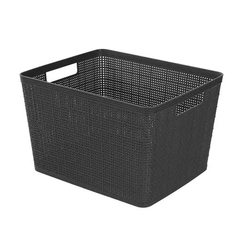 2x Boxsweden Ivy Weave 34.5cm Basket Home Storage Organiser w/ Handles Asst