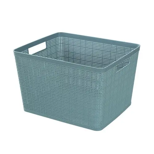 2x Boxsweden Ivy Weave 34.5cm Basket Home Storage Organiser w/ Handles Asst