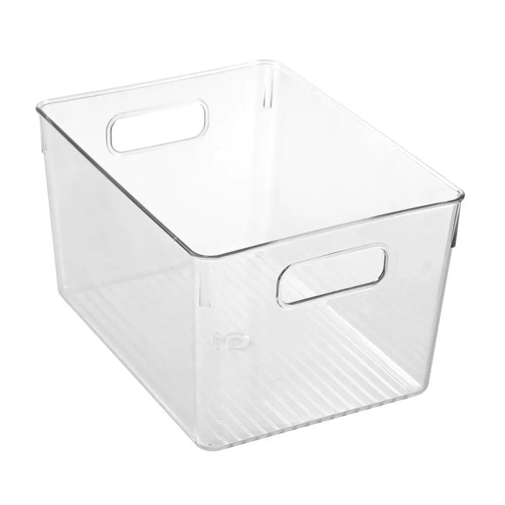 4x Boxsweden Crystal 10L/28.5x22cm Encore Container Home Storage Organiser Clear