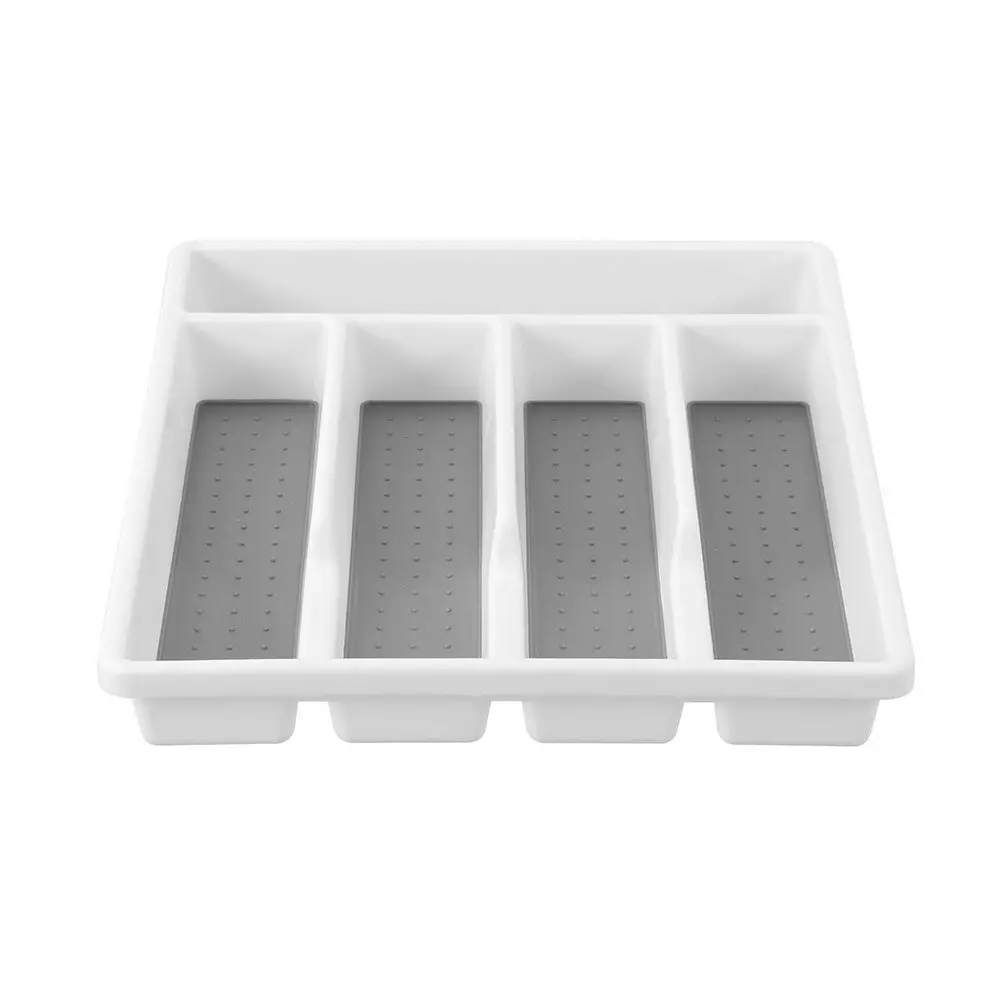 2x Boxsweden Grip 5-Section 32.5x4.5cm Cutlery Drawer Insert Organiser Asst