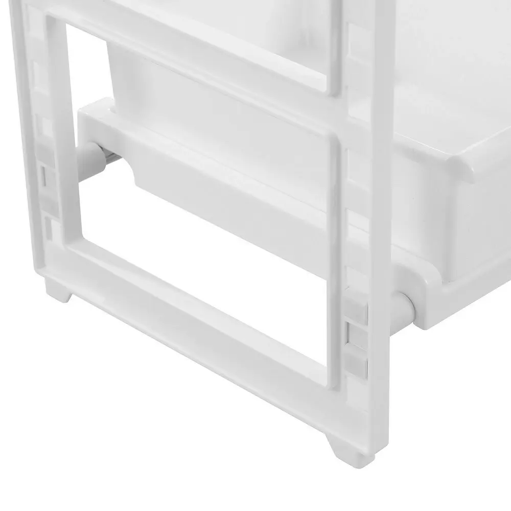 Boxsweden 2 Tier 71cm In-Cupboard Shelf Inc 2 Drawer Unit Storage Home Organiser