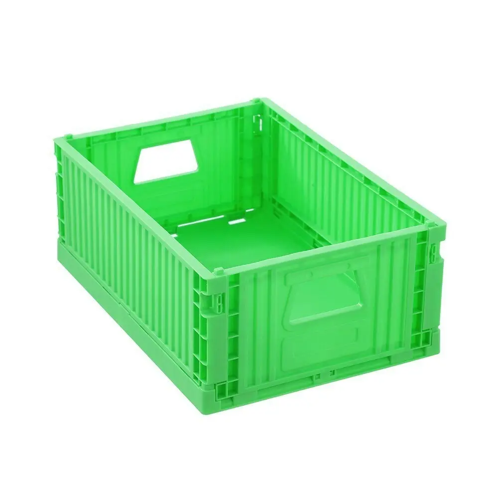 6 x Boxsweden 29x21cm Foldaway Crate Organiser Home Storage Container Assorted