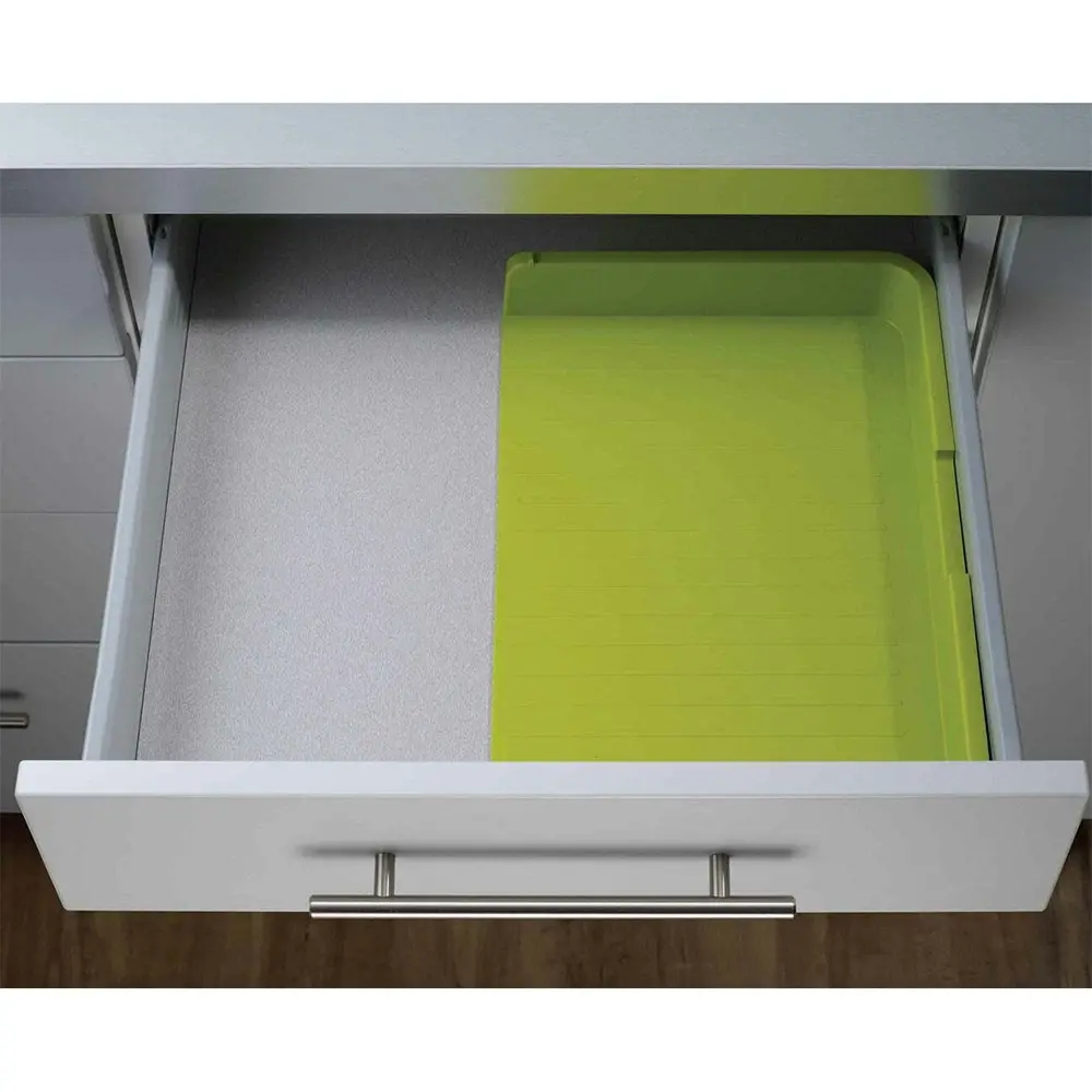 Joseph & Joseph DrawerStore Kitchen Cutlery Storage Organiser Tray White/Green