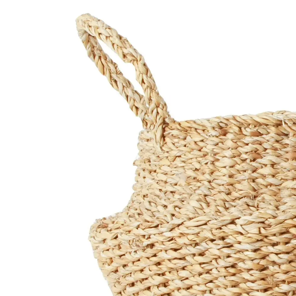 3pc Maine & Crawford Eddi 25/35/45cm Typha Belly Basket Organiser Set Natural