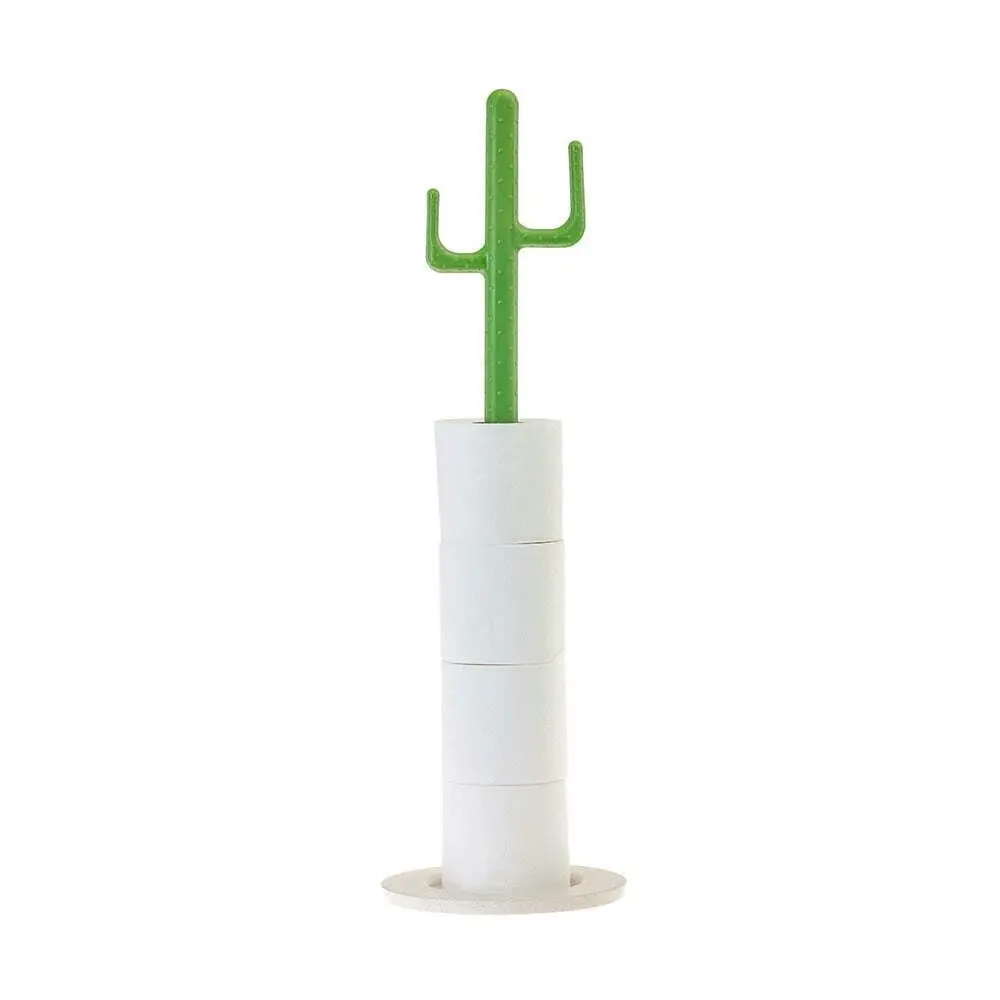 Vigar Cactus Four Toilet/Bathroom Tissue Paper Roll Holder Organiser Home Decor