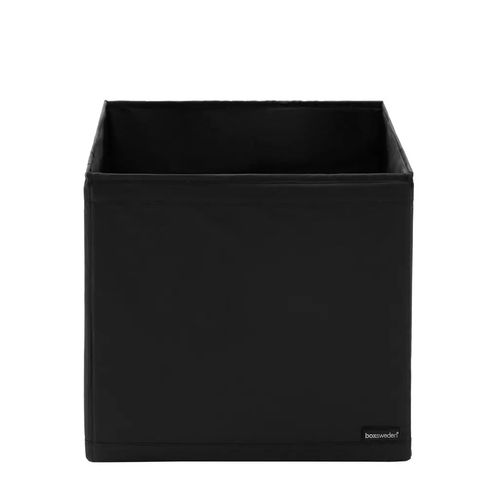 Boxsweden Kloset 34x3cm Home Storage Collapsible Organiser Cube Large Black