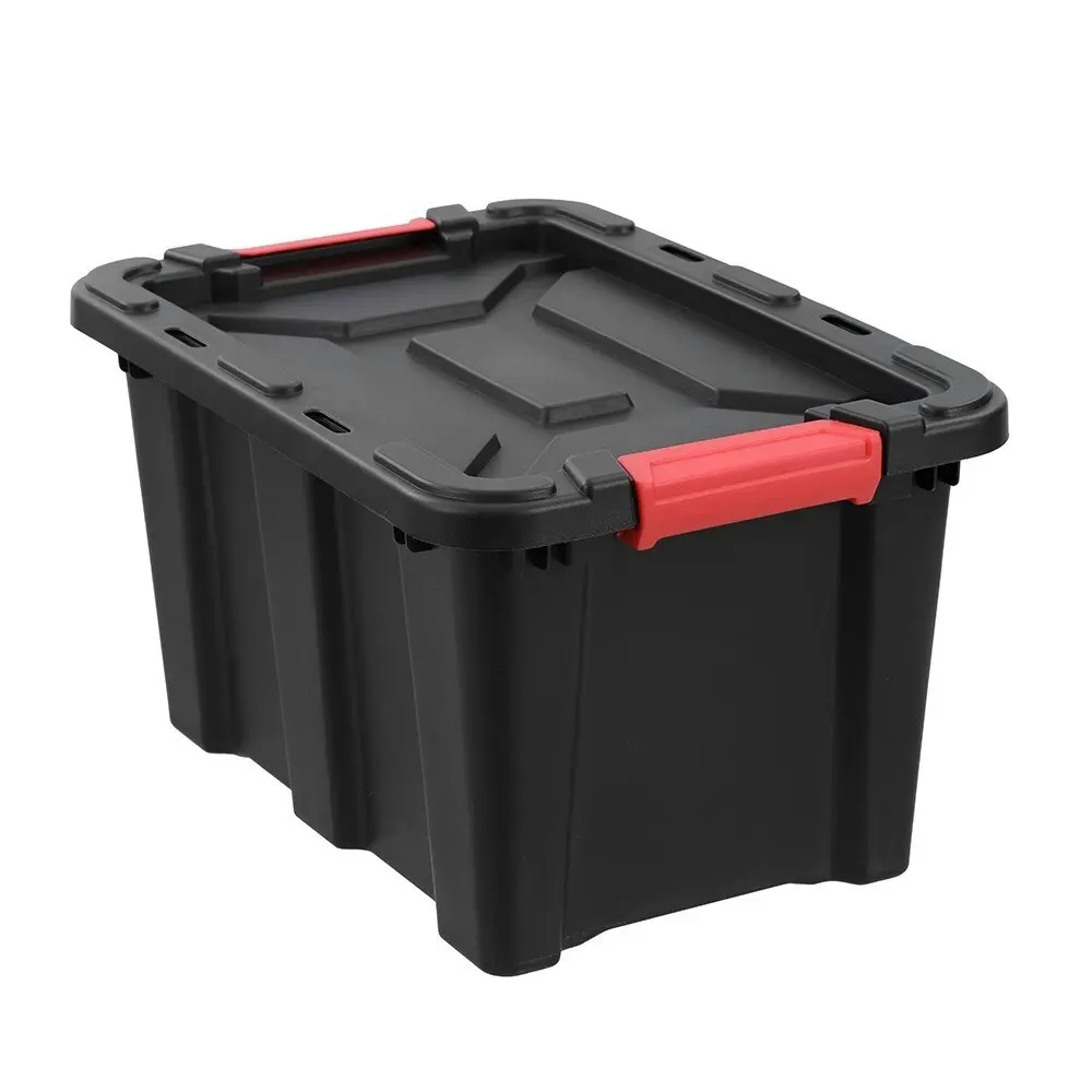 2x Boxsweden Eco Heavy Duty 25L/47cm Storage Box Home Organiser Container Assort