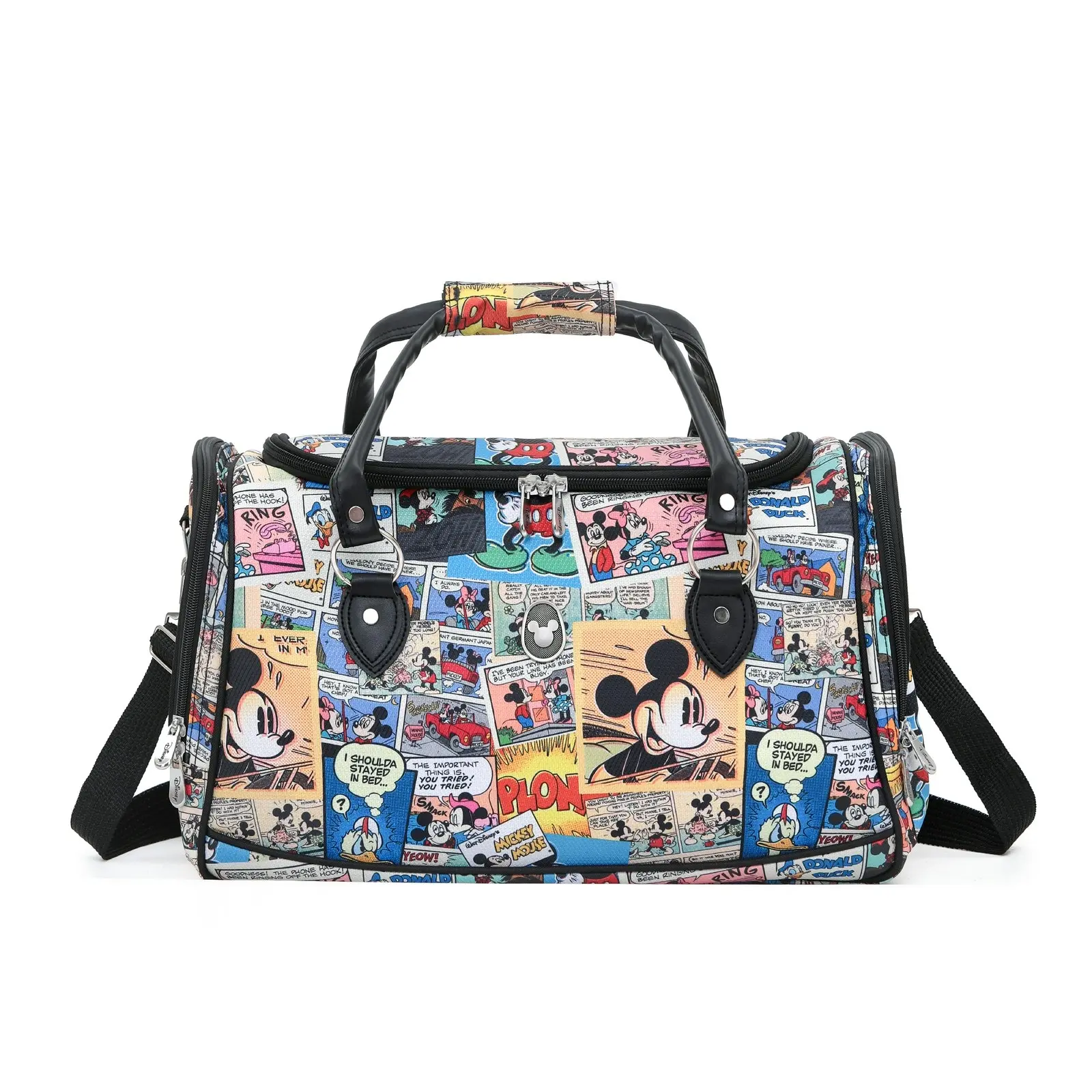 Disney Soft Beauty/Cosmetic Makeup Shoulder Storage Case Comic Character Collage