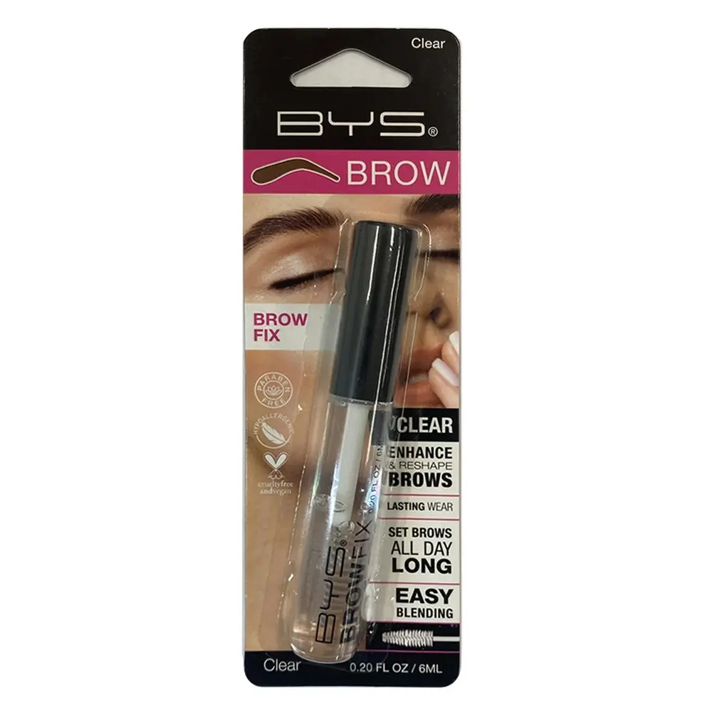 2x BYS 6ml Eyebrow Brow Hold/Lasting Style Shaping Gel Fix w/ Mascara Wand Clear