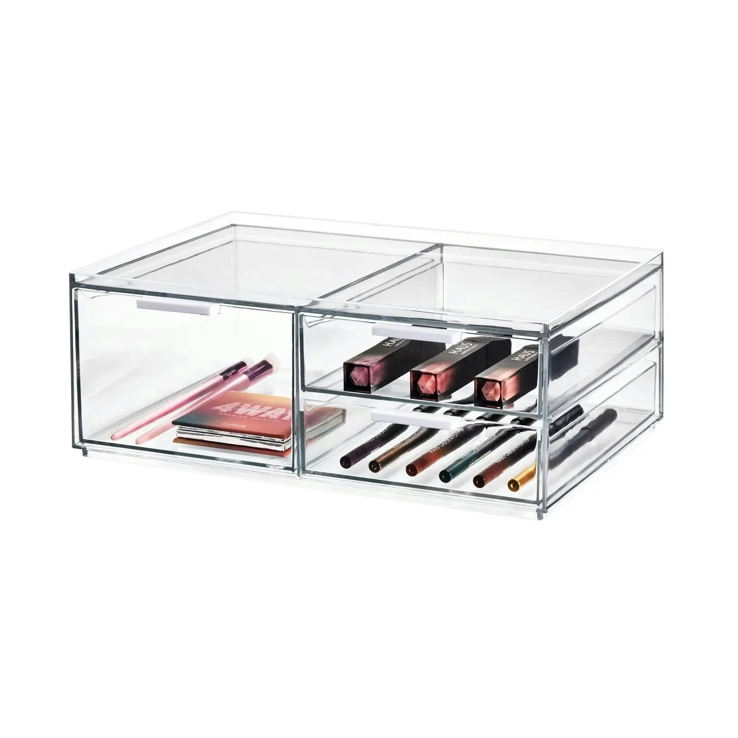 Idesign 20.3x30.5cm 3 Wide Drawer Cosmetic Storage Organizer Makeup Container